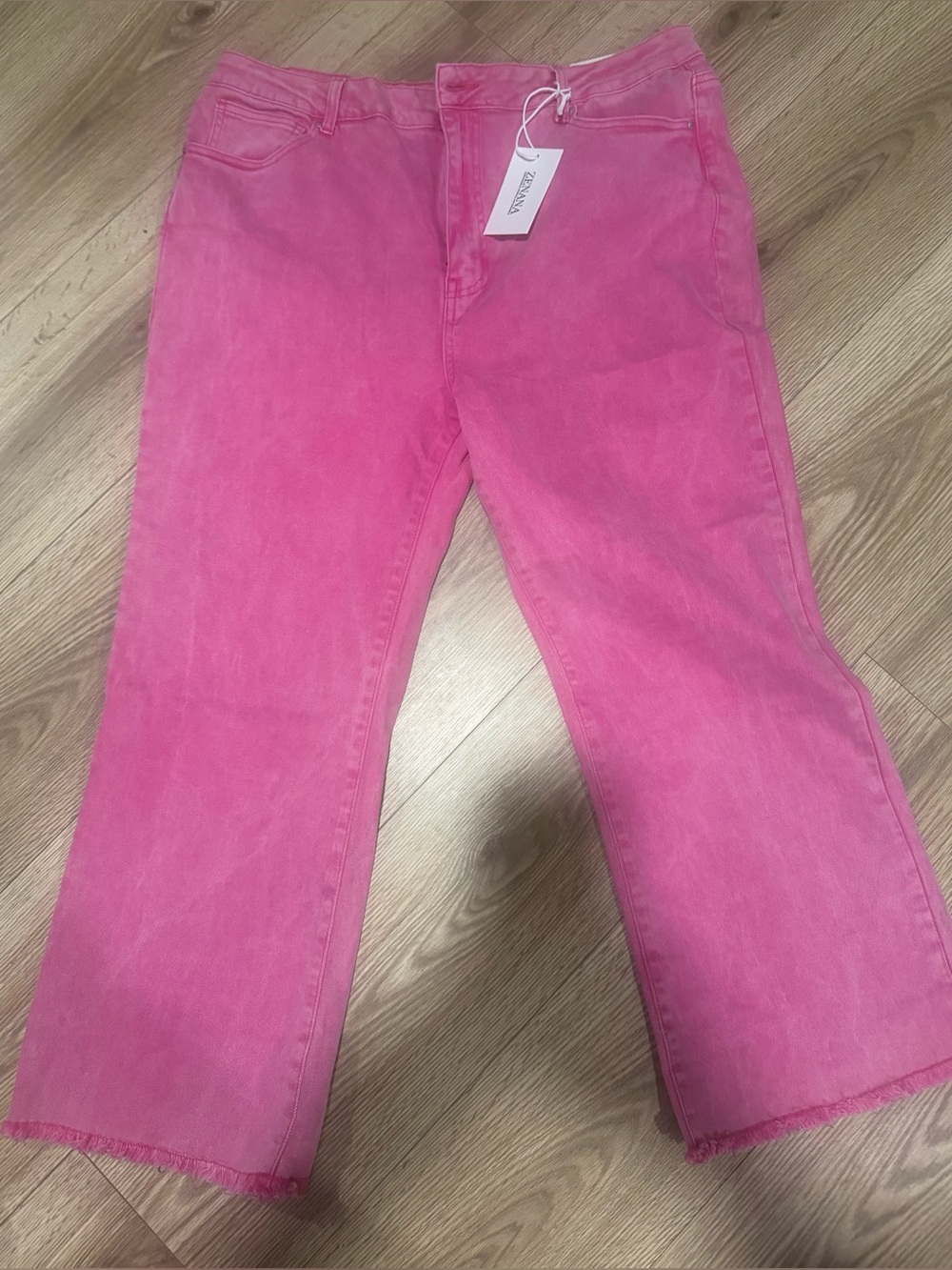 Zenana Outfitters Hot Pink Denim Jeans